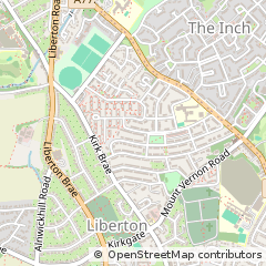 Map of Edinburgh, Midlothian