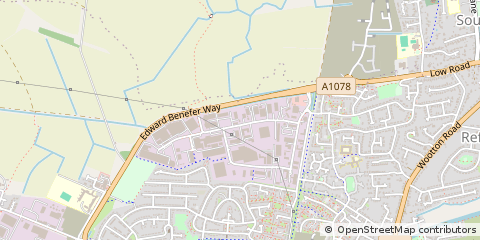 Map of King's Lynn, Norfolk