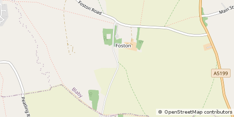 Map of Leicester, Leicestershire