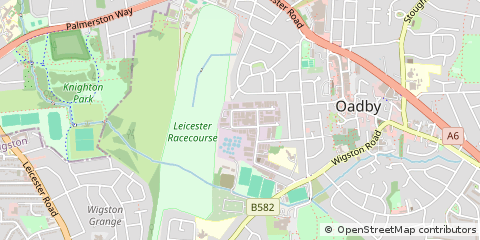 Map of Leicester