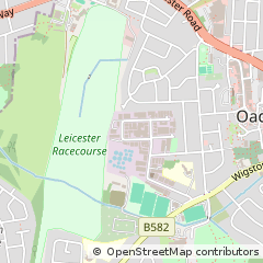 Map of Leicester