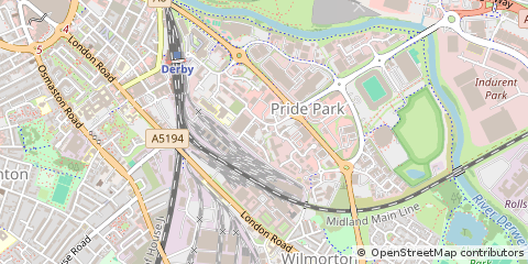 Map of Derby