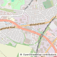 Map of Leeds, West Yorkshire