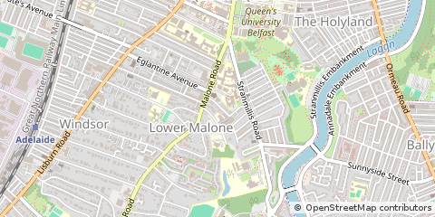 Map of Belfast