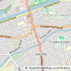Map of Warrington