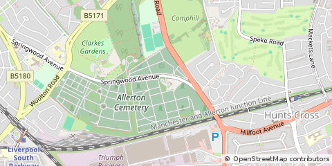 Map of Woolton