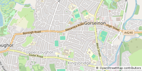 Map of Swansea