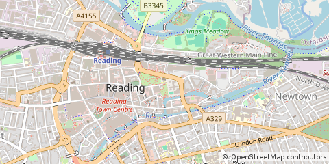 Map of Reading