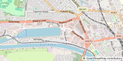 Map of Preston
