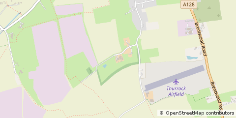 Map of Upminster, Essex