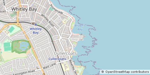 Map of Whitley BAY
