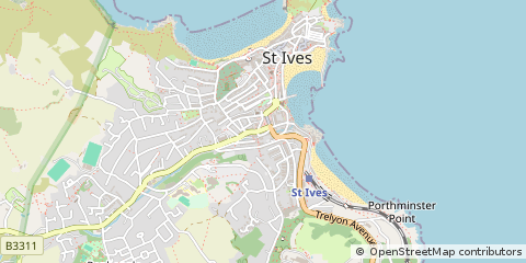 Map of ST. Ives