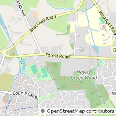Map of Bracknell, Berkshire
