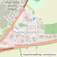 Map of Chester, Cheshire