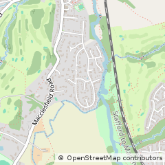 Map of Macclesfield, Cheshire