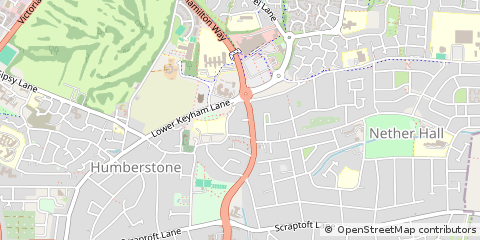 Map of Leicester, Leicestershire