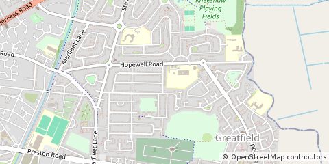 Map of Hull, North Humberside