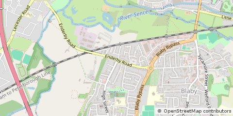 Map of Leicester
