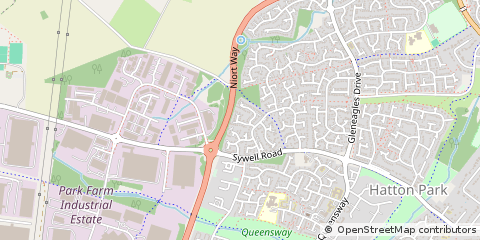 Map of Wellingborough, Northamptonshire