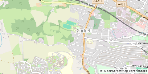 Map of Swansea