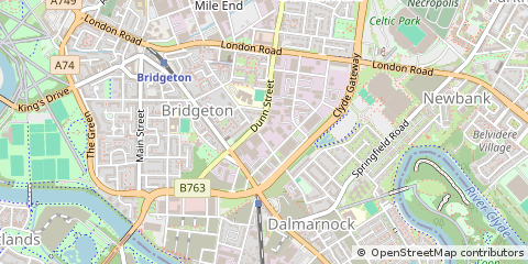 Map of Glasgow