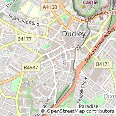 Map of Dudley