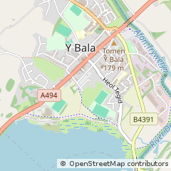 Map of Bala