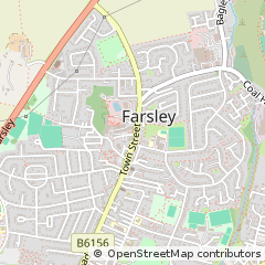 Map of Pudsey, West Yorkshire