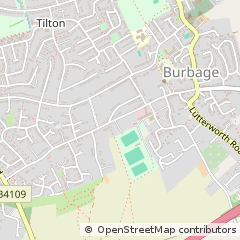 Map of Burbage, Leicestershire