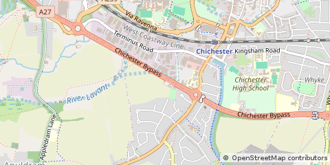Map of West Sussex