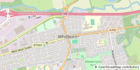 Map of West Lothian