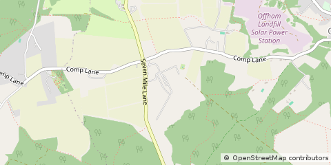 Map of Sevenoaks, Kent