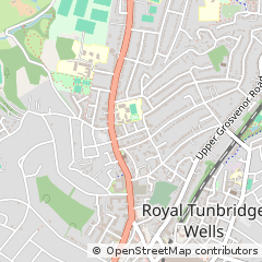 Map of Tunbridge Wells, Kent