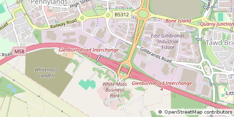 Map of Skelmersdale