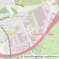 Map of Blackburn, Lancashire