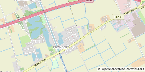 Map of Newport, E Yorks