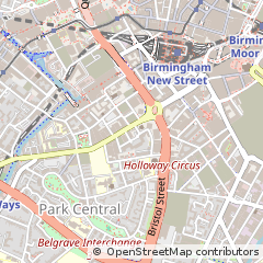 Map of Birmingham, West Midlands