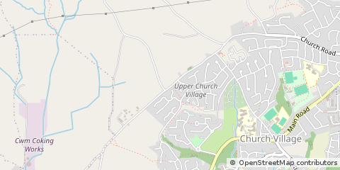 Map of Pontypridd