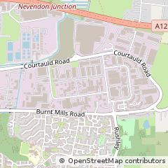 Map of Basildon, Essex