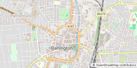 Map of Darlington, CO. Durham