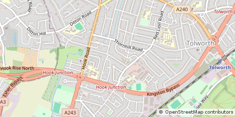 Map of Surbiton