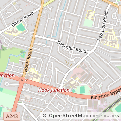 Map of Surbiton