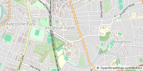 Map of Leicester