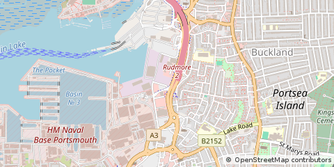 Map of Portsmouth, Hampshire