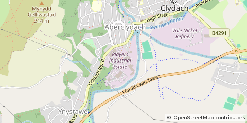Map of Swansea
