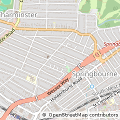 Map of Bournemouth, Dorset