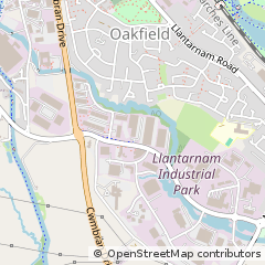 Map of Cwmbran, Torfaen