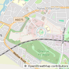 Map of Ollerton Newark, Nottinghamshire