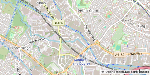Map of West Bromwich, West Midlands