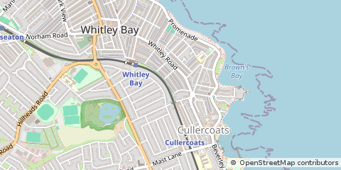 Map of Whitley BAY